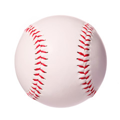 Baseball isolated on white. Ball with clipping path