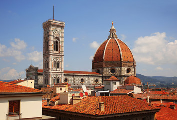 Fototapeta na wymiar Cathedral of Santa Maria del Fiore (Duomo) in Florence. Italy