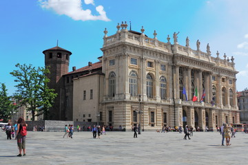 Fototapeta na wymiar Turin Palazzo Madama