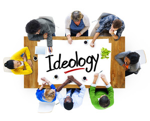 People Brainstorming about Ideology Concept