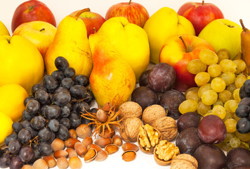 Seasonal, local fruit on the pile