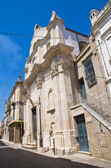 Fototapeta premium Church of Madonna del Soccorso. San Severo. Puglia. Italy.