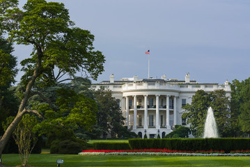 Fototapeta na wymiar Das weiße Haus in Washington, USA