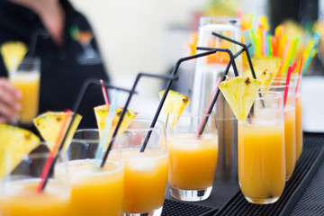 Cocktails, punch