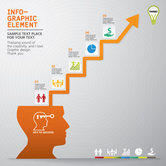 modern info-grapgic design, vector, template Big idea