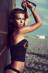 Obraz premium beach fashion