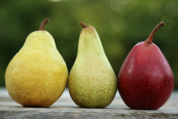 Different kind of pears