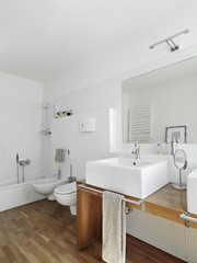 interior view of a modern bathroom