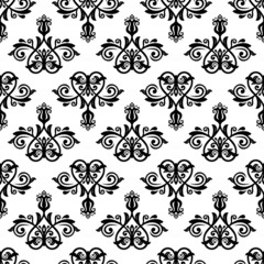 Orient Seamless Vector Pattern. Abstract Background