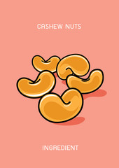 Cashew nuts ingredient