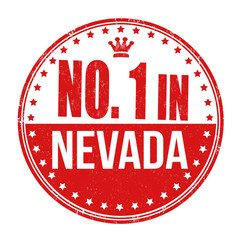 Number one in Nevada stamp