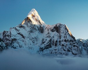 Evening view of Ama Dablam