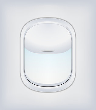 Window Airplane Vector