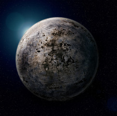Obraz na płótnie Canvas iron planet