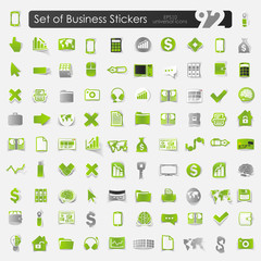 Set of business icons