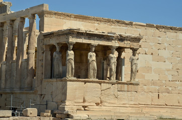 Fototapeta premium caryatids - Athens Acropolis Greece