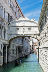 De Brug der Zuchten in Venetië, Italië