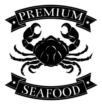 Premium sea food label