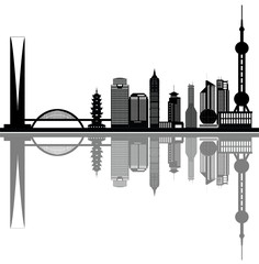 Obraz premium shanghai city skyline