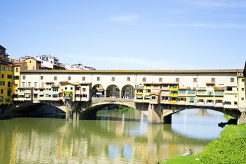 Old bridge over the River Arno, Florence - Tuscany