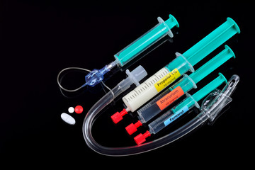 Preparation for anaesthesia induction
