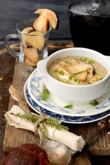 autumn mushroom soup