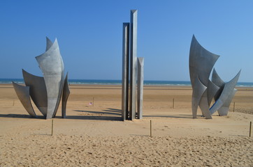 Plage d'Omaha beach (Normandie)