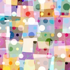 Fototapeten polka dots pattern background, vector illustration © Kirsten Hinte