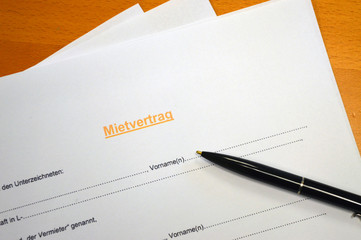 Mietvertrag