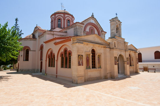 Monastery of Panagia Kalyviani. Crete island, Greece.