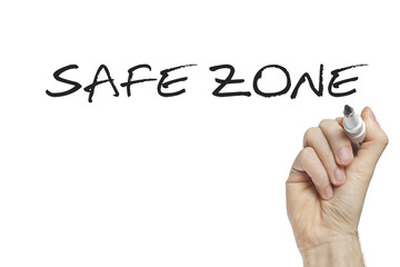 Hand writing safe zone