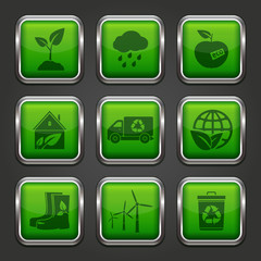 Eco app buttons