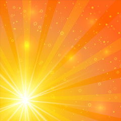 Abstract sunshine vector background