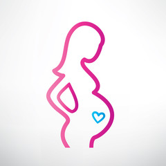 pregnant woman symbol