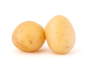 new potato tuber isolated on white background cutout