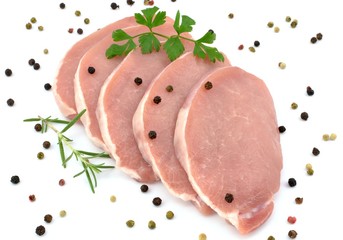 Pork loin sliced © robert6666