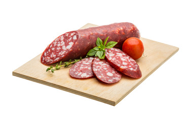 Salami sausages