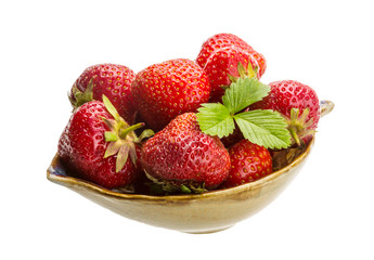 Strawberry in the bowl