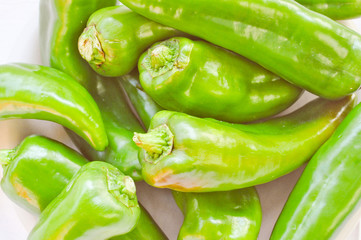 Retro look Green peppers