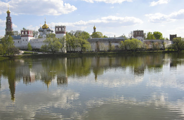 Fototapeta na wymiar Novodevichiy monastery, Moscow