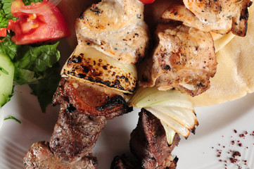 Shish kebab.