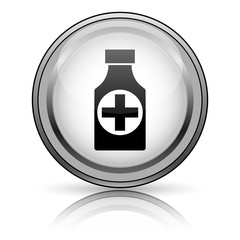 Obraz premium Pills bottle icon