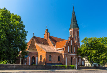 Fototapeta na wymiar Vytautas' the Great Church in Kaunas, Lithuania