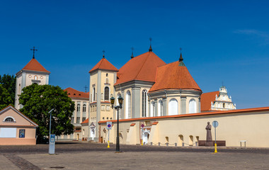 Fototapeta na wymiar Church of Holy Trinity in Kaunas, Lithuania