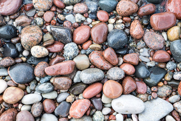 small pebble rock background texture