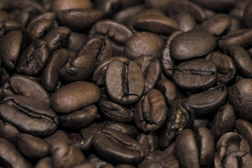 Fototapeta premium roasted coffee beans