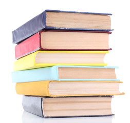 Books isolated on white