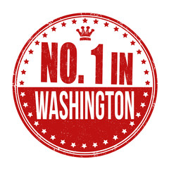 Number one in Washington stamp