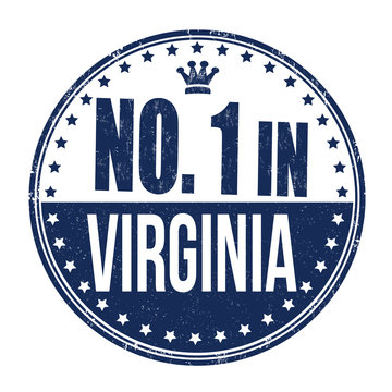 Number one in Virginia stamp