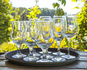 wine glasses